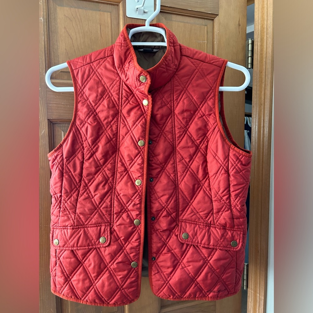 Burnt Orange Vest from Eddie Bauer